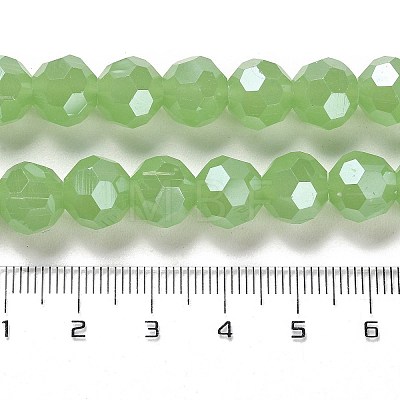 Electroplate Glass Beads Strands X-EGLA-A035-J10mm-A01-1