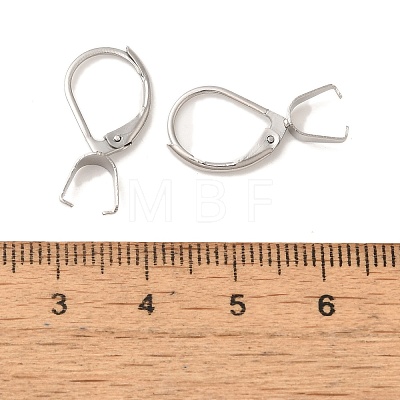 304 Stainless Steel Leverback Earring Findings STAS-U025-01P-01-1