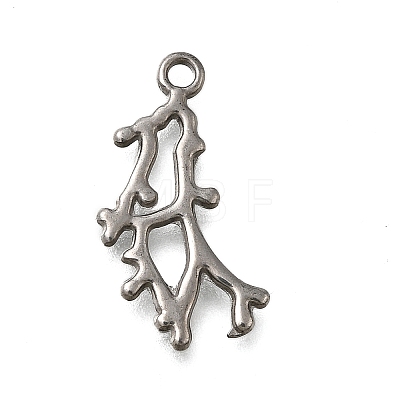 304 Stainless Steel Pendants STAS-C119-25P-1