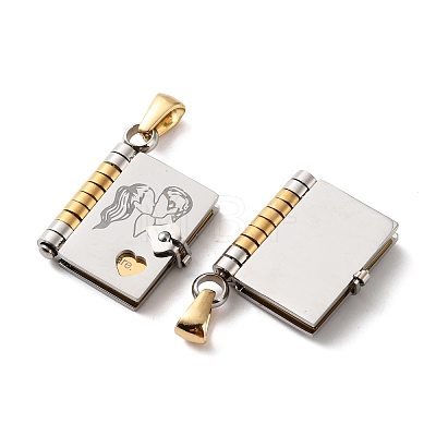 304 Stainless Steel Pendants SA-CBA694E-01GP-02-1