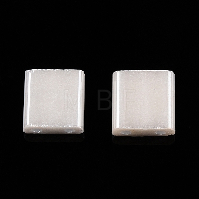 2-Hole Baking Paint Glass Seed Beads SEED-S023-17C-16-1