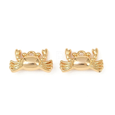 Ocean Theme Brass Charms KK-F902-07L-G-1