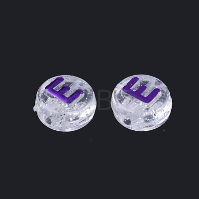 Plating Transparent Acrylic Beads MACR-T032-03C-1