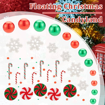 DIY Christmas Theme Vase Fillers for Centerpiece Floating Candles DIY-BC0009-61-1
