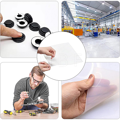 Silicone Plate High Temperature Resistance Gasket AJEW-WH0258-068A-1