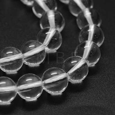 Natural Quartz Crystal Beads Strands G-K285-05-10mm-1