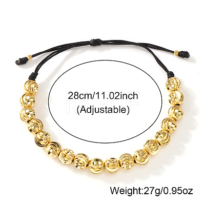 Brass Beads Braided Bead Bracelets YT5787-5-1