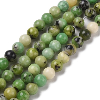 Natural Serpentine Bead Strands G-N166-4-1-1