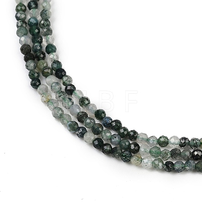 Natural Moss Agate Beads Strands X-G-A129-3mm-01-1