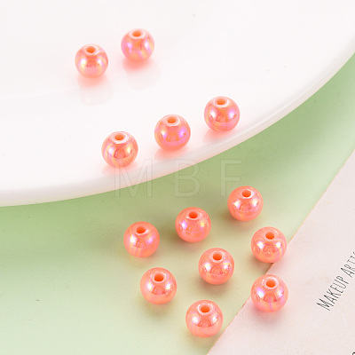 Opaque Acrylic Beads MACR-S370-D8mm-SS2109-1