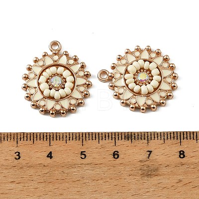 Alloy Enamel Pendants AL-CBA75EE-09KCG-1