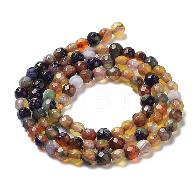 Natural Agate Beads Strands G-Q1000-01A-1