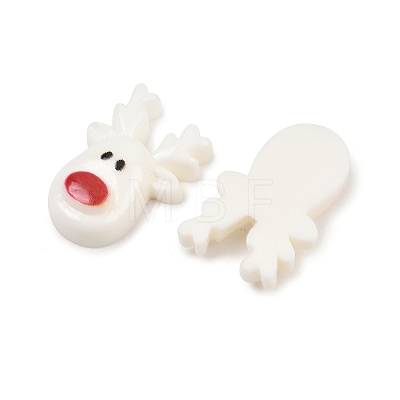 Christmas Opaque Resin Cabochons LS-RESI-XCP0002-66A-1