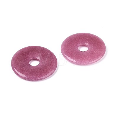 Dyed Natural White Jade Big Pendants G-T144-43C-1