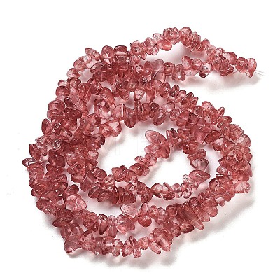 Transparent Crackle Glass Beads Strands GLAA-U004-01I-1