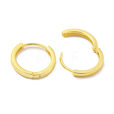Brass Hoop Earrings EJEW-L211-006G-1