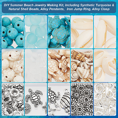   DIY Summer Beach Jewelry Making Kit DIY-PH0022-49-1