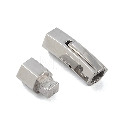 Non-Tarnish 316 Stainless Steel Bayonet Clasps STAS-K282-07A-P-1