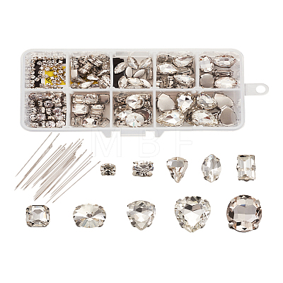 Sew on Glass Rhinestone RGLA-TA0001-02-1