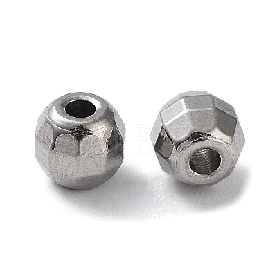 303 Stainless Steel Beads STAS-Q302-13D-P-1