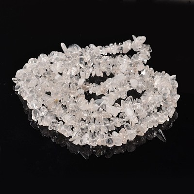 Chip Natural Quartz Crystal Beads Strands G-M344-52-1