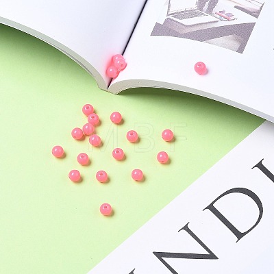 Fluorescent Acrylic Beads LS-MACR-R517-6mm-04-1