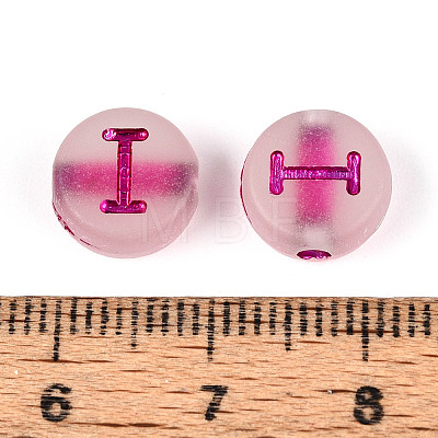 Luminous Frosted Acrylic Beads FACR-T008-02I-1