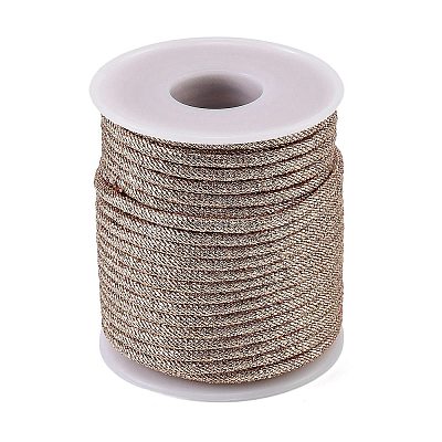 Polyester Braided Metallic Cord with Inner Core OCOR-NH0001-02A-1