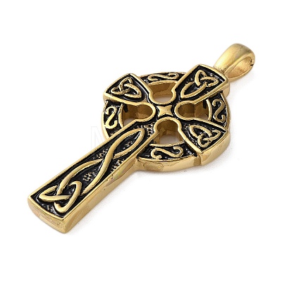 304 Stainless Steel Enamel Pendants STAS-G346-45G-1