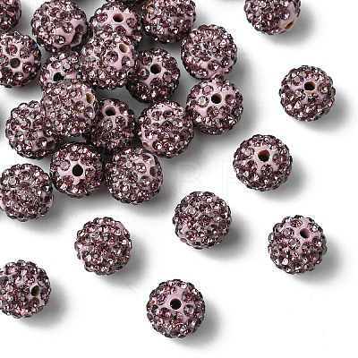 30Pcs Pave Disco Ball Beads RB-YW0001-14P-1