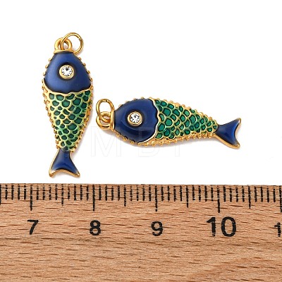 304 Stainless Steel Enamel Pendants X-STAS-H475-07G-1