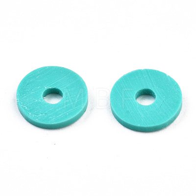 Eco-Friendly Handmade Polymer Clay Beads CLAY-R067-8.0mm-B34-1
