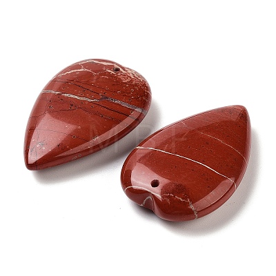 Natural Red Jasper Pendants G-D087-02I-1