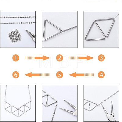 Unicraftale 304 Stainless Steel Tube Beads STAS-UN0004-03-1