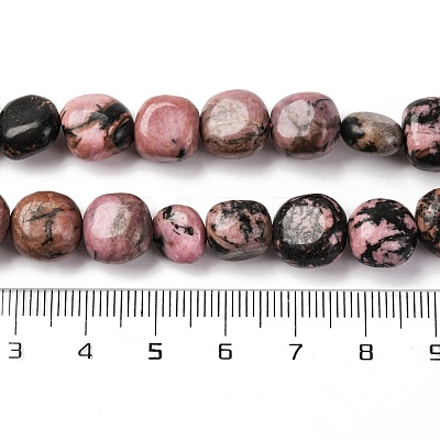 Natural Rhodonite Beads Strands G-G146-A07-02-1