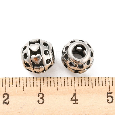 316 Surgical Stainless Steel  Beads STAS-Q304-45AS-1