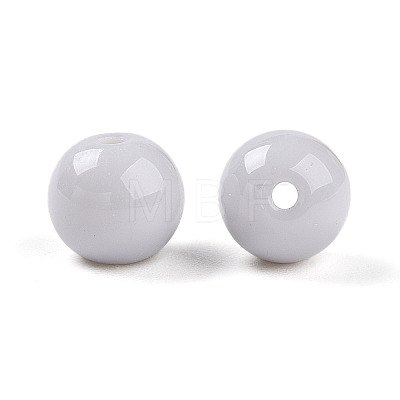 Opaque Solid Color Glass Beads X1-GLAA-N007-8mm-A08-1