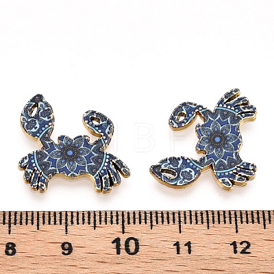 Printed Alloy Pendants ENAM-N056-201F-1