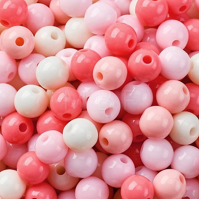 Opaque Acrylic Beads SACR-Q004-01G-1