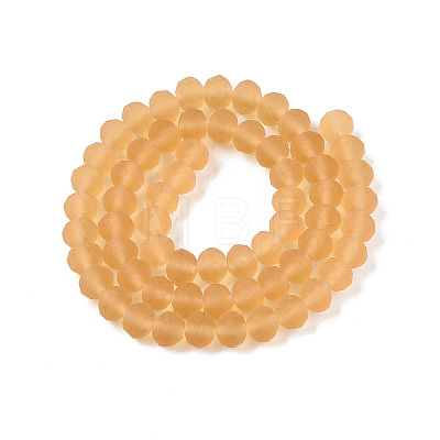 Transparent Glass Beads Strands LS-EGLA-A044-T8mm-MD23-1
