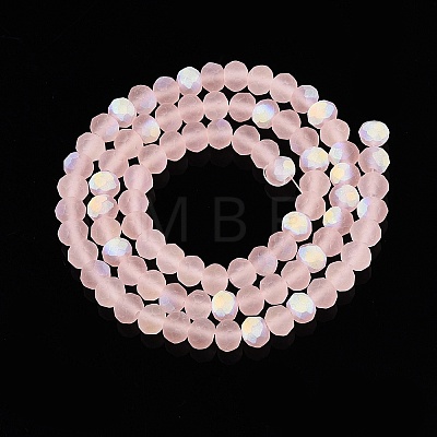 Transparent Glass Beads Strands EGLA-A044-T6mm-MB22-1