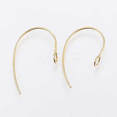 304 Stainless Steel Earring Hooks STAS-F148-05G-02-1
