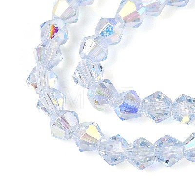 Transparent Glass Beads Strands EGLA-N021-4mm-01-1