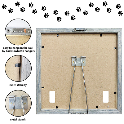 MDF Pet Photo Frames DIY-WH0525-001-1