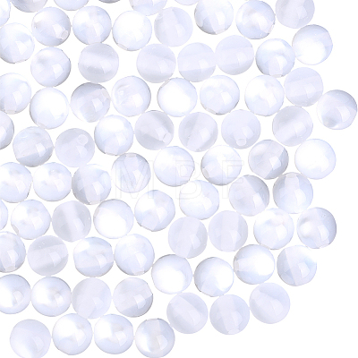 120Pcs Transparent Resin Beads RESI-PA0001-23A-1