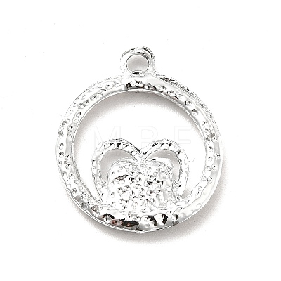 Alloy Rhinestone Pendants ALRI-C007-52P-1