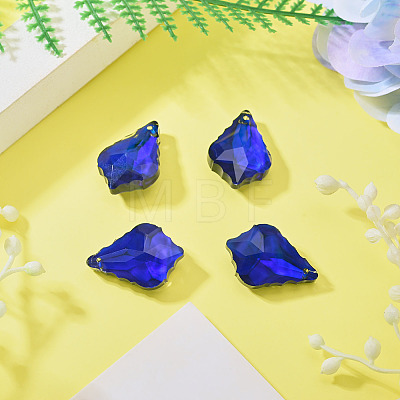 4Pcs Glass Pendants GLAA-TA0004-30-1