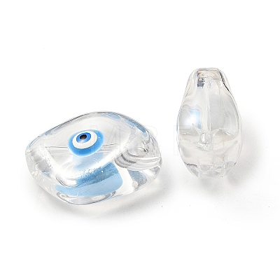 Transparent Glass Beads GLAA-F121-01B-1
