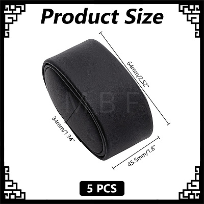 PU Leather Bracelet Pillow Jewelry Displays BDIS-WH0015-01B-1