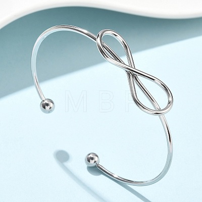 304 Stainless Steel Cuff Bangles BJEW-L682-032P-1